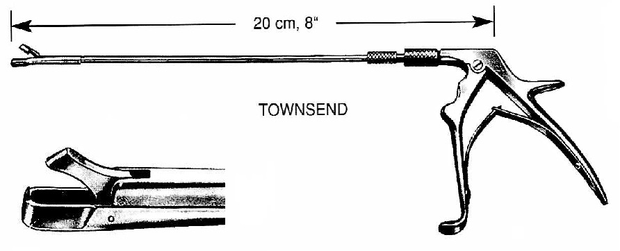 Kliešte bioptické Mini Townsend - komplet